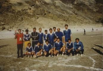 Soccer match in Modro Jezero